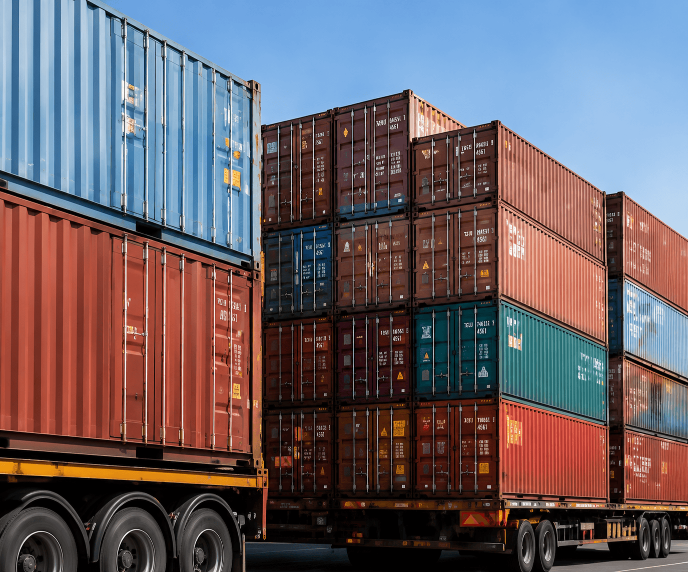 Container loading of chemical products for export to Russia and the CIS