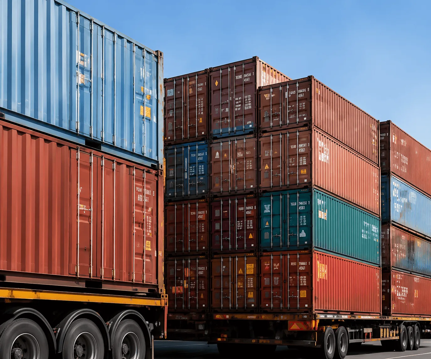 Container loading of chemical products for export to Russia and the CIS