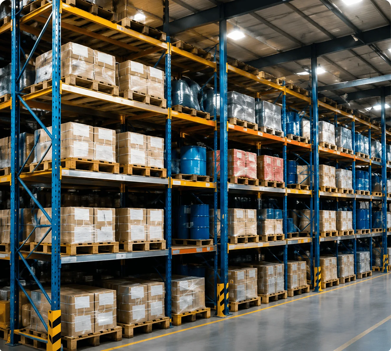 Warehouse of surfactants and industrial chemical raw materials