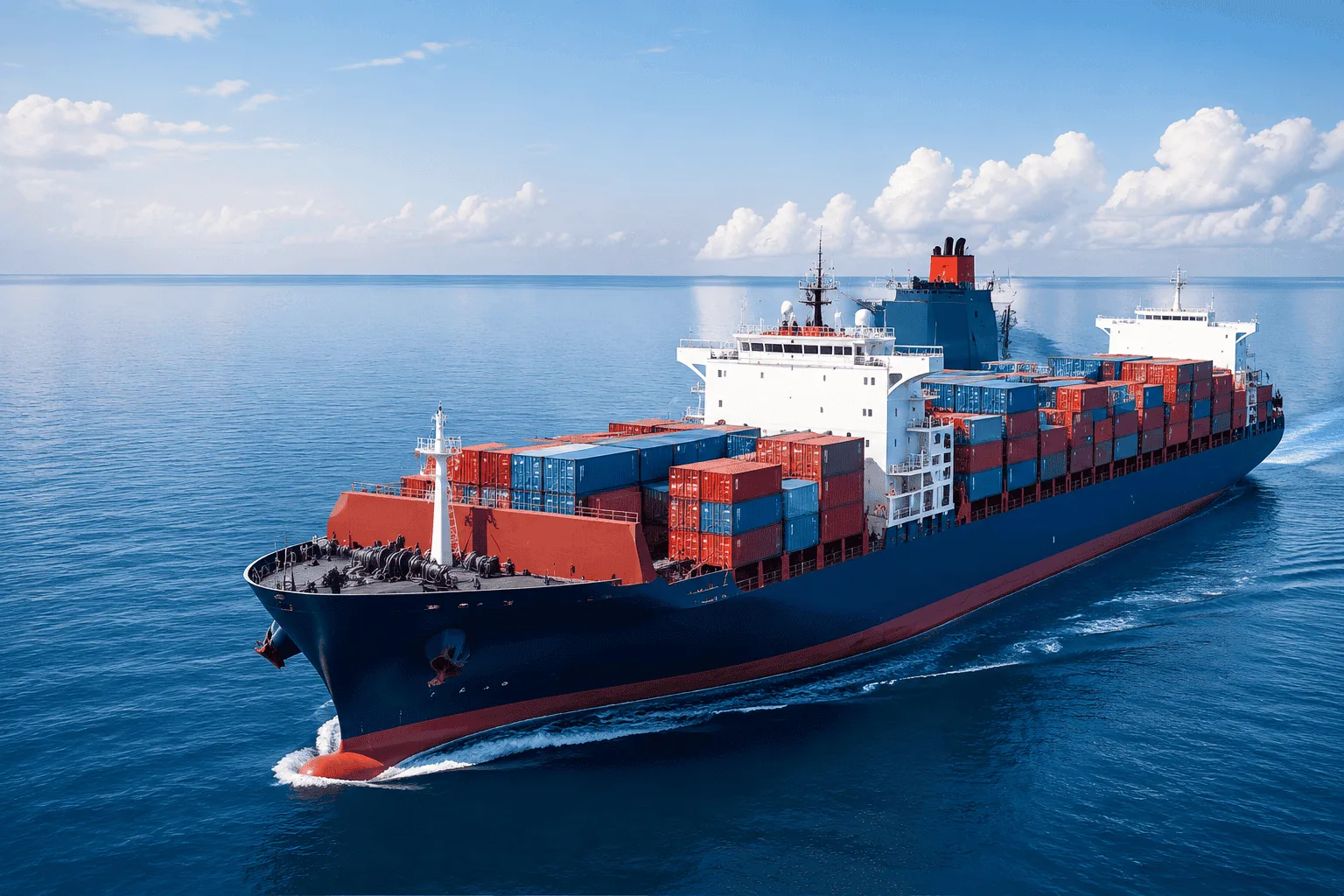 International container shipping and export logistics of Ningbo MOS Chemical