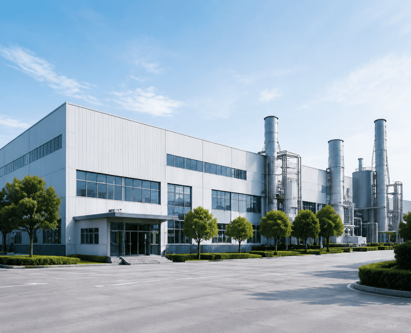宁波MOS Chemical表面活性剂工厂的工业厂区